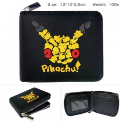 Pokemon Anime zipper black lea...
