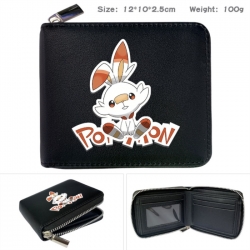Pokemon Anime zipper black lea...