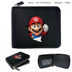 Super Mario Anime zipper black...