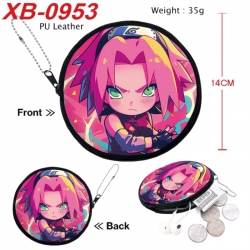 Naruto Anime PU leather materi...