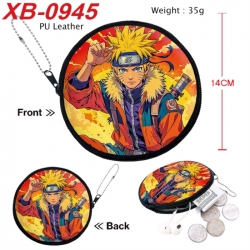 Naruto Anime PU leather materi...