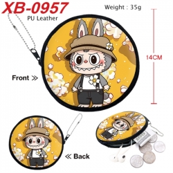 Labubu Anime PU leather materi...