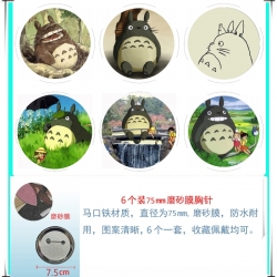 TOTORO Anime Matte film brooch...