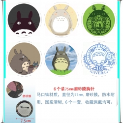 TOTORO Anime Matte film brooch...