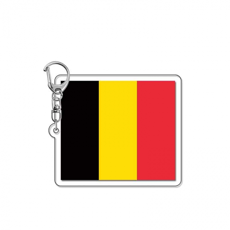 National flag Anime Acrylic Keychain Charm price for 5 pcs