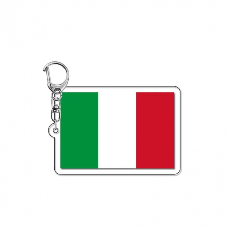 National flag Anime Acrylic Keychain Charm price for 5 pcs