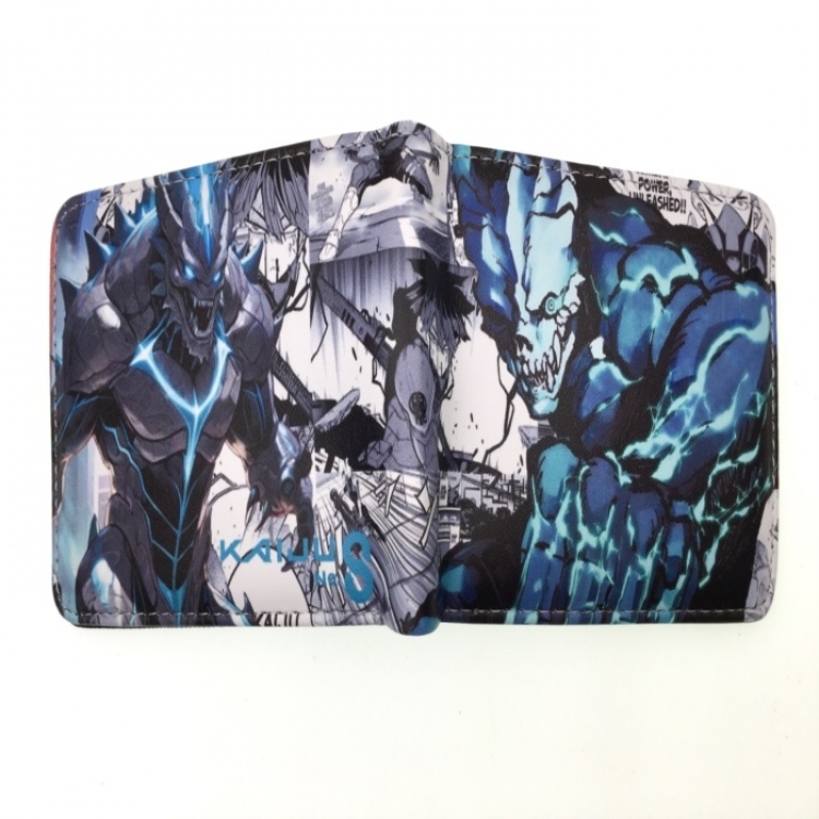 KAIJU NUMBER EIGHT Anime two fold  Short wallet 11X9.5CM 60G 
