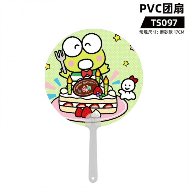 Sanrio Cartoon PVC Fan Matte Style 17cm