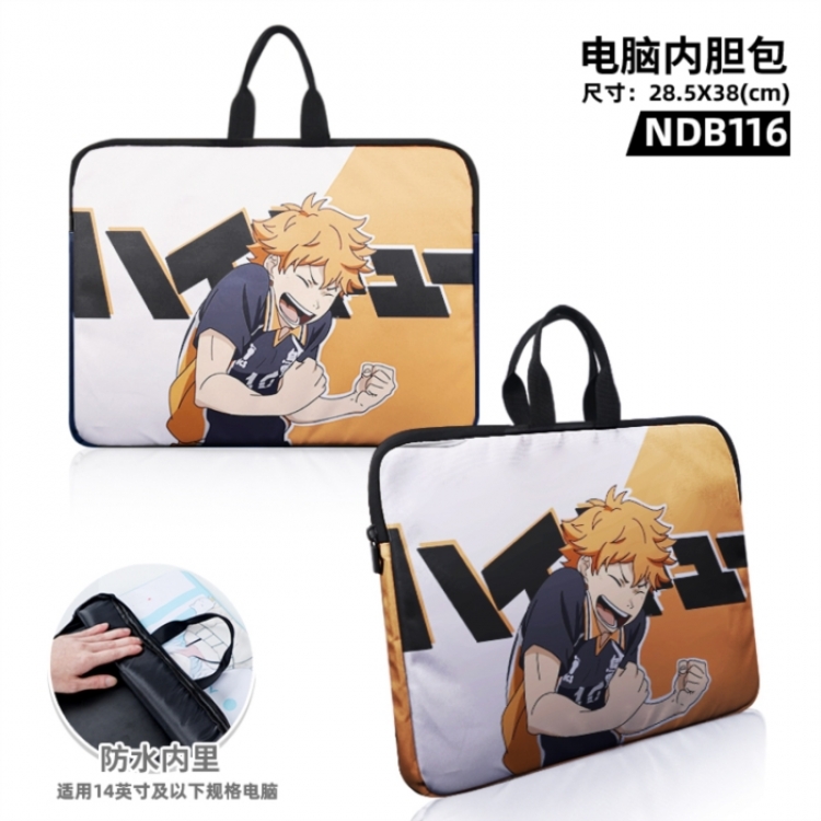 Haikyuu!! Game peripheral computer inner bag 28.5x38cm