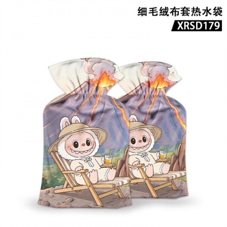 Labubu Trendy play fine woolen hot water bag