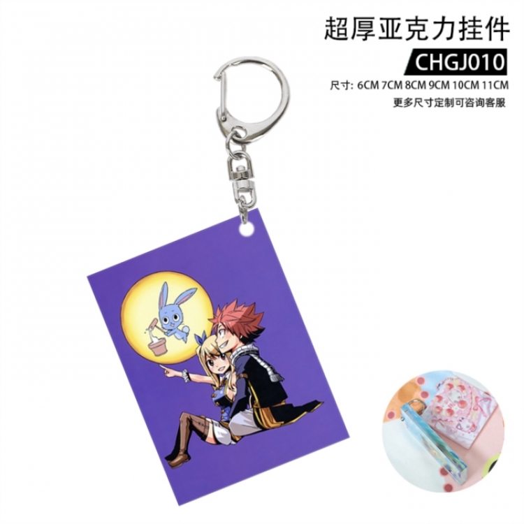Fairy tail  Anime Thick Acrylic Pendant 5cm