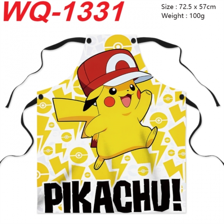 Pokemon Anime full-color printed apron 72.5x57cm