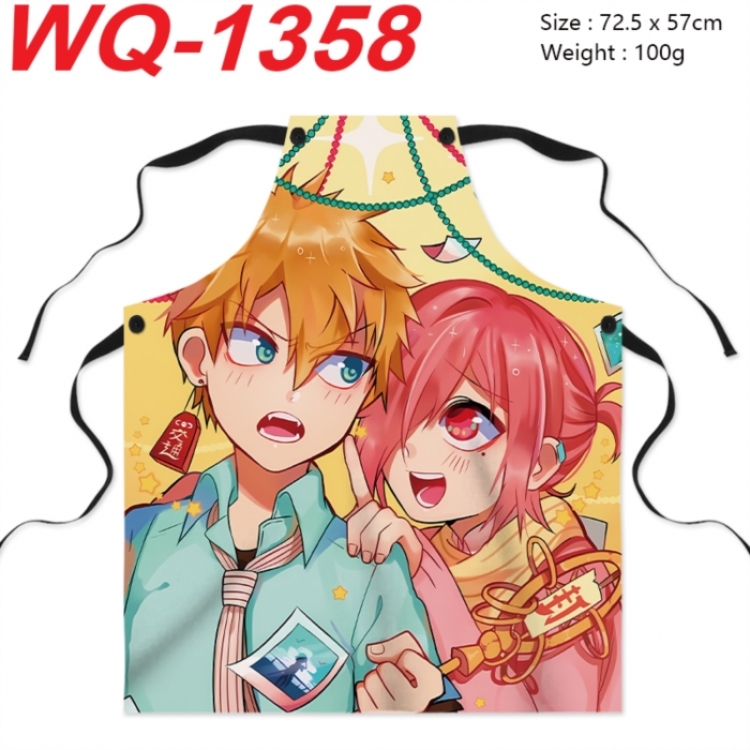 Toilet-bound Hanako-kun Anime full-color printed apron 72.5x57cm
