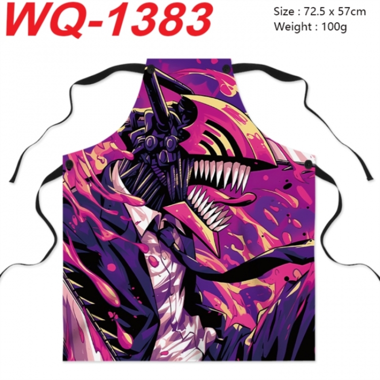 Chainsaw Man Anime full-color printed apron 72.5x57cm