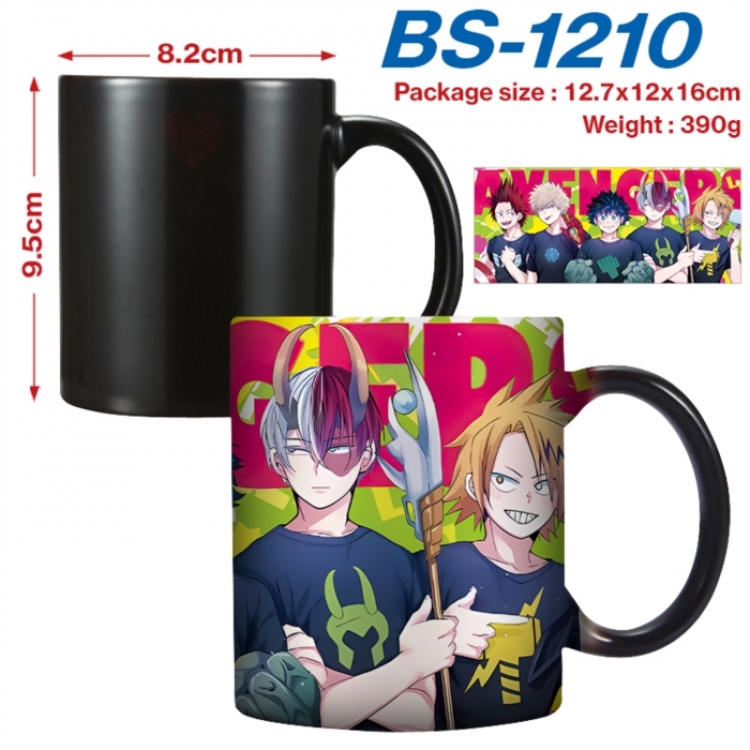 My Hero Academia  Anime high-temperature color-changing printing ceramic mug 400ml