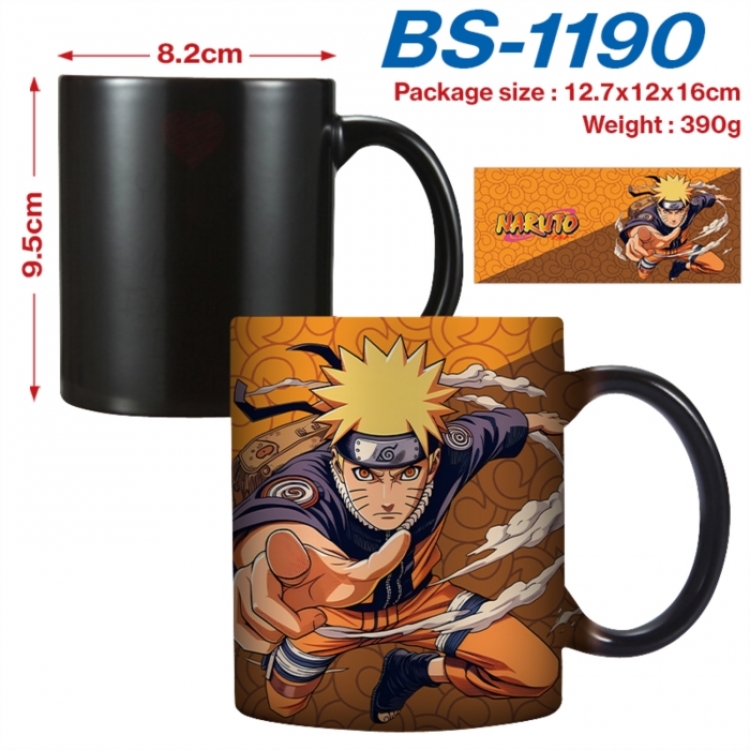 Naruto  Anime high-temperature color-changing printing ceramic mug 400ml