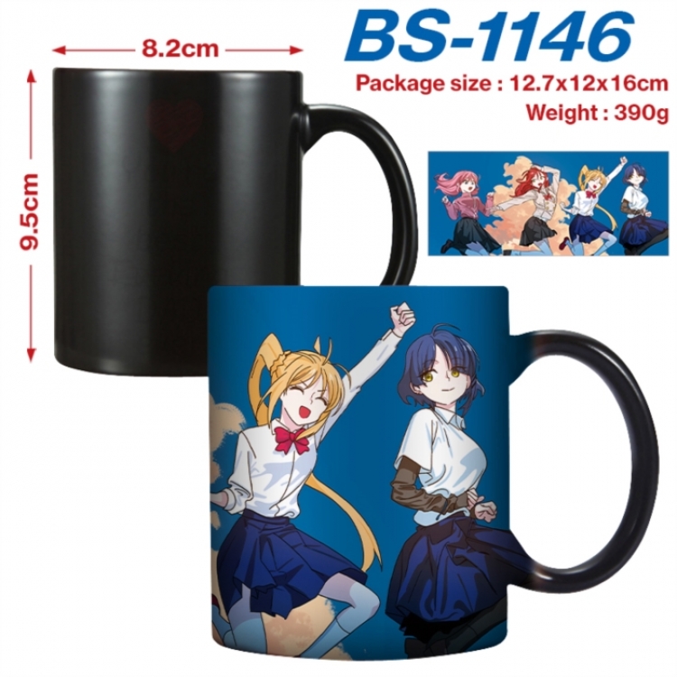BOCCHI THE ROCK! Anime high-temperature color-changing printing ceramic mug 400ml