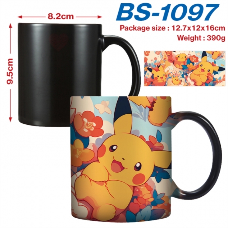 Pokemon Anime high-temperature color-changing printing ceramic mug 400ml
