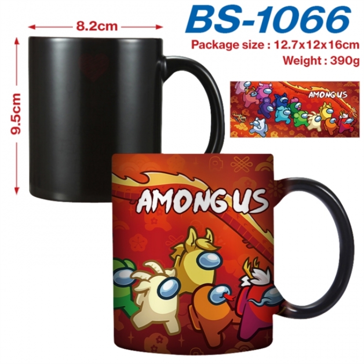 Among us Anime high-temperature color-changing printing ceramic mug 400ml