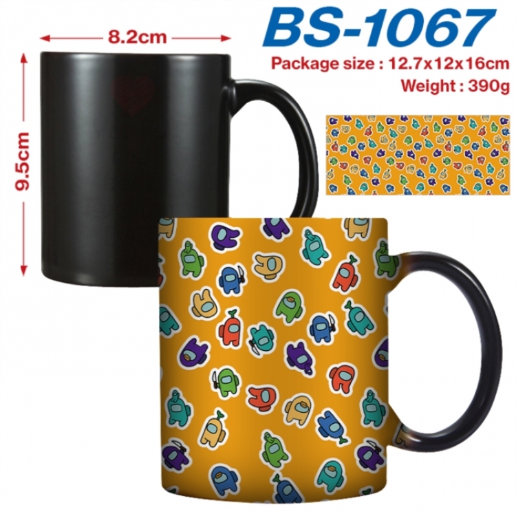 Among us Anime high-temperature color-changing printing ceramic mug 400ml