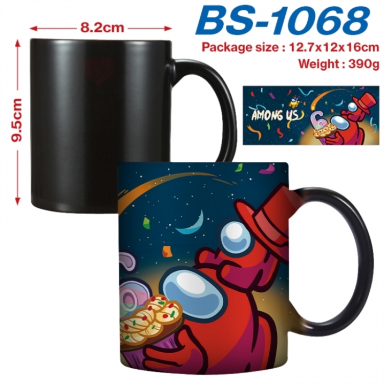Among us Anime high-temperature color-changing printing ceramic mug 400ml