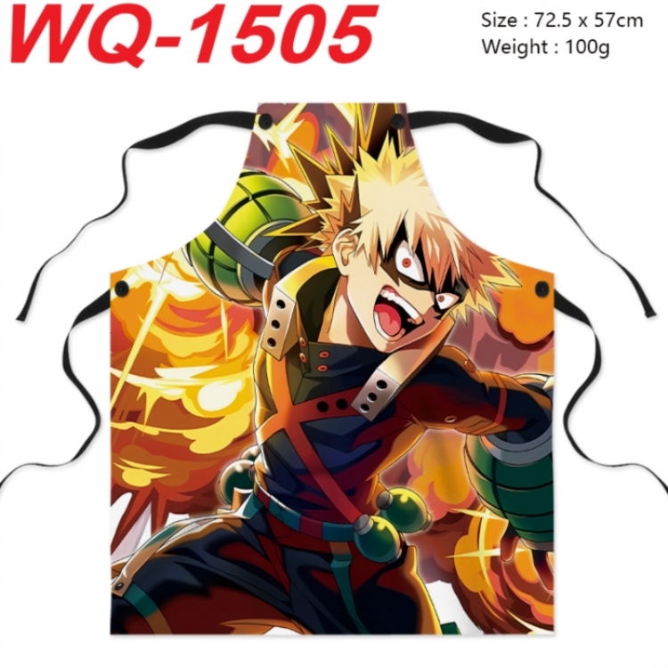 My Hero Academia My Hero Academia Anime full-color printed apron 72.5x57cm
