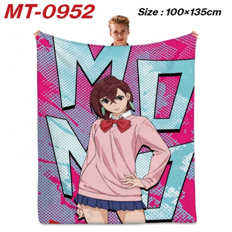DANDADAN Anime flannel blanket air conditioner quilt double-sided printing 100x135cm