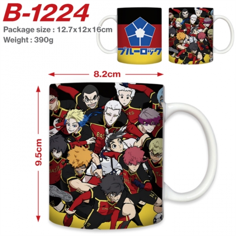 BLUE LOCK Anime printed ceramic mug 400ml (single carton foam packaging) 