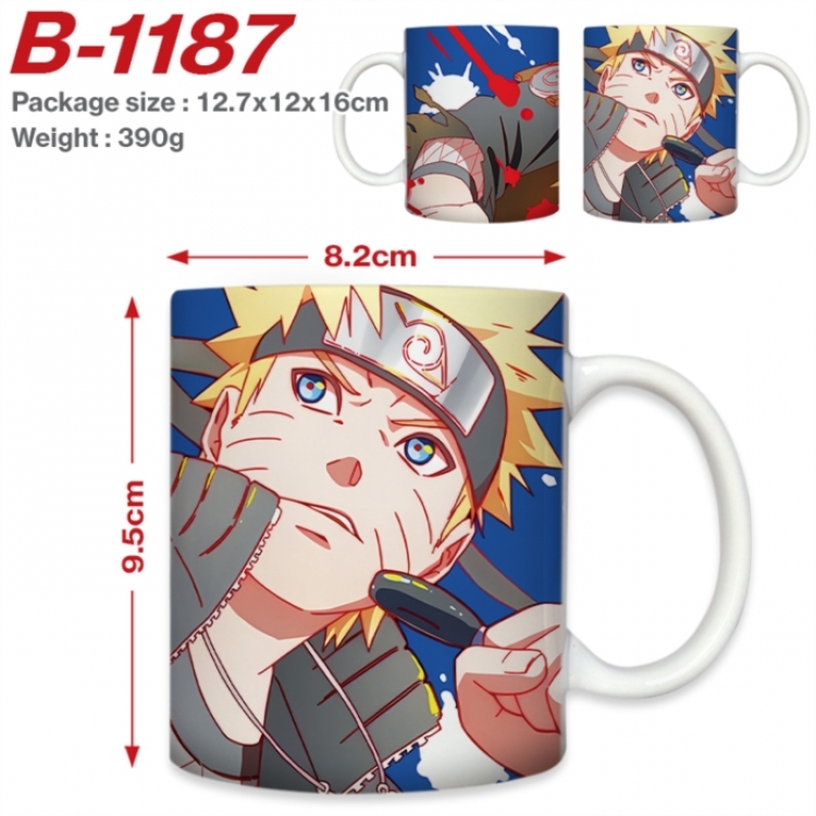 Naruto Anime printed ceramic mug 400ml (single carton foam packaging) 