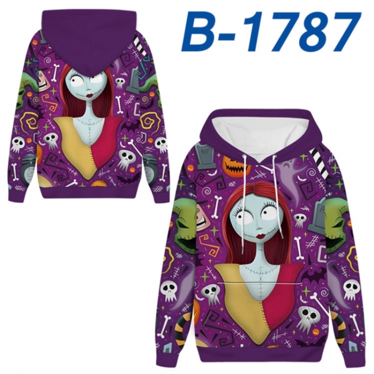 The Nightmare Before Christmas Anime full-color health cloth hooded sweatshirt from S to 4XL 