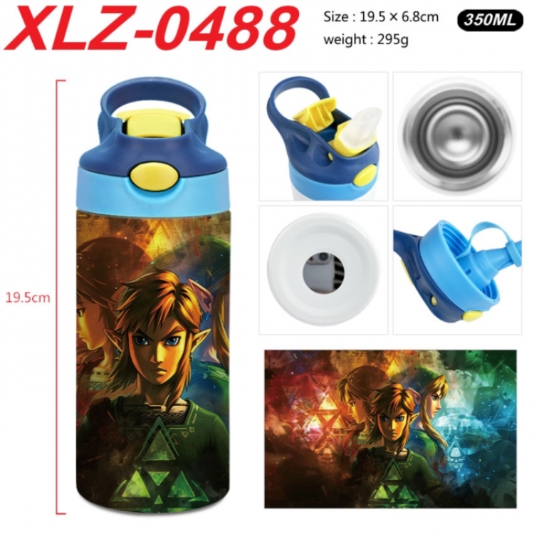 The Legend of Zelda 304 stainless steel portable insulated cup 19.5X6.8CM 350ml