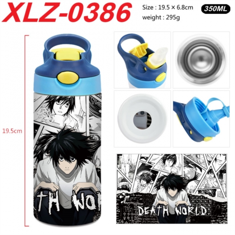 Death note 304 stainless steel portable insulated cup 19.5X6.8CM 350ml