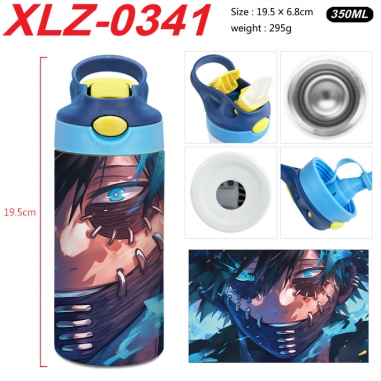 My Hero Academia 304 stainless steel portable insulated cup 19.5X6.8CM 350ml