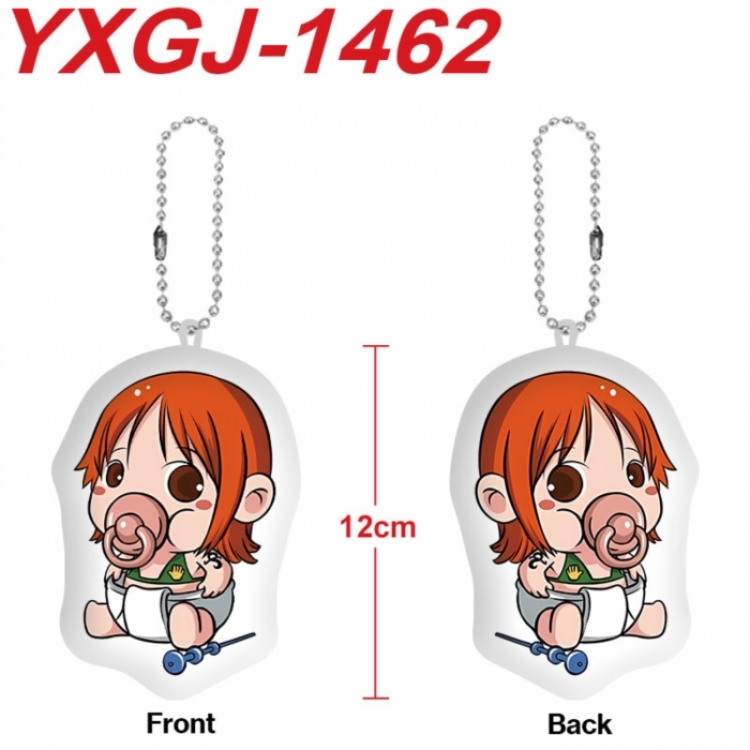 One Piece Anime full-color printed alien plush pendant keychain price for 5 pcs