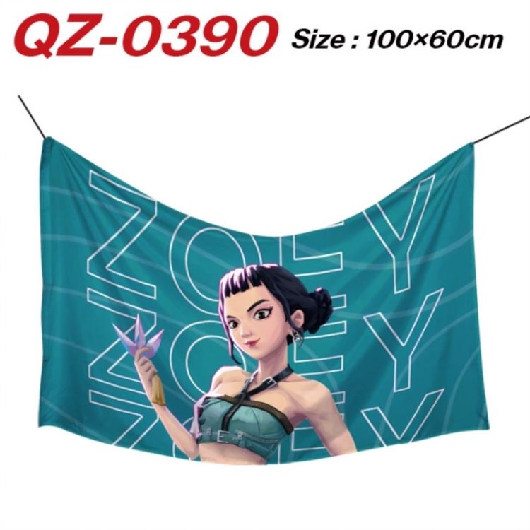 Bayonetta Anime Full Color Watermark Printing Banner 100X60CM