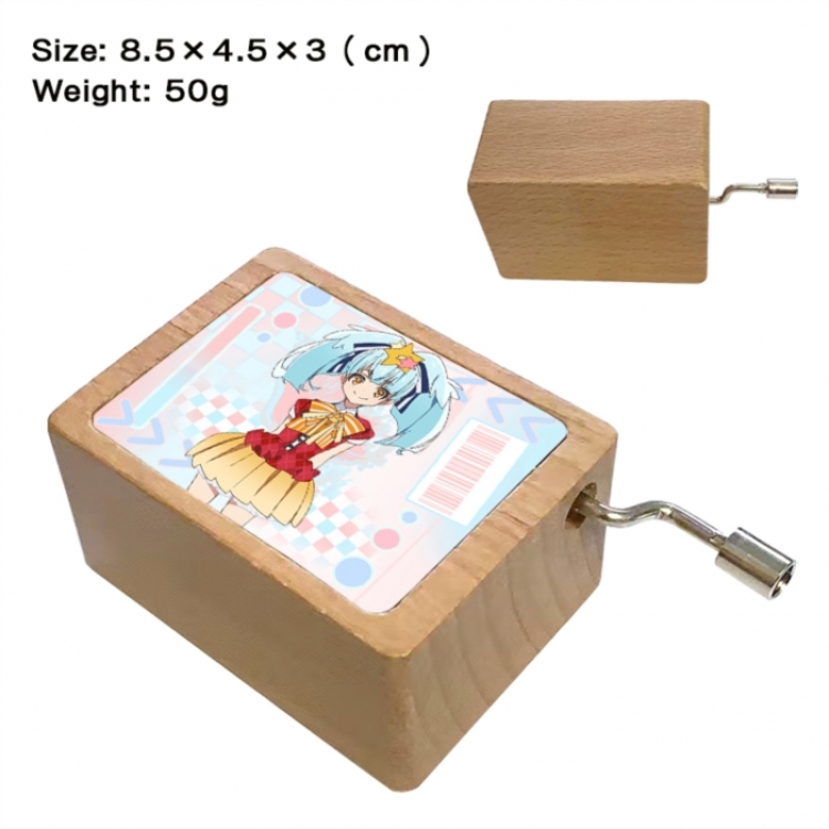 ZombieLandSaga Anime printed wooden music box music box music box Christmas gift 8.5x4.5x3cm
