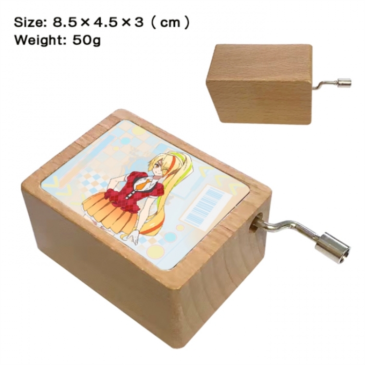 ZombieLandSaga Anime printed wooden music box music box music box Christmas gift 8.5x4.5x3cm
