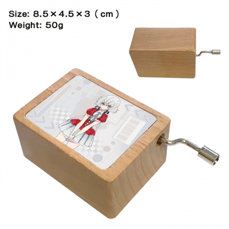 ZombieLandSaga Anime printed wooden music box music box music box Christmas gift 8.5x4.5x3cm
