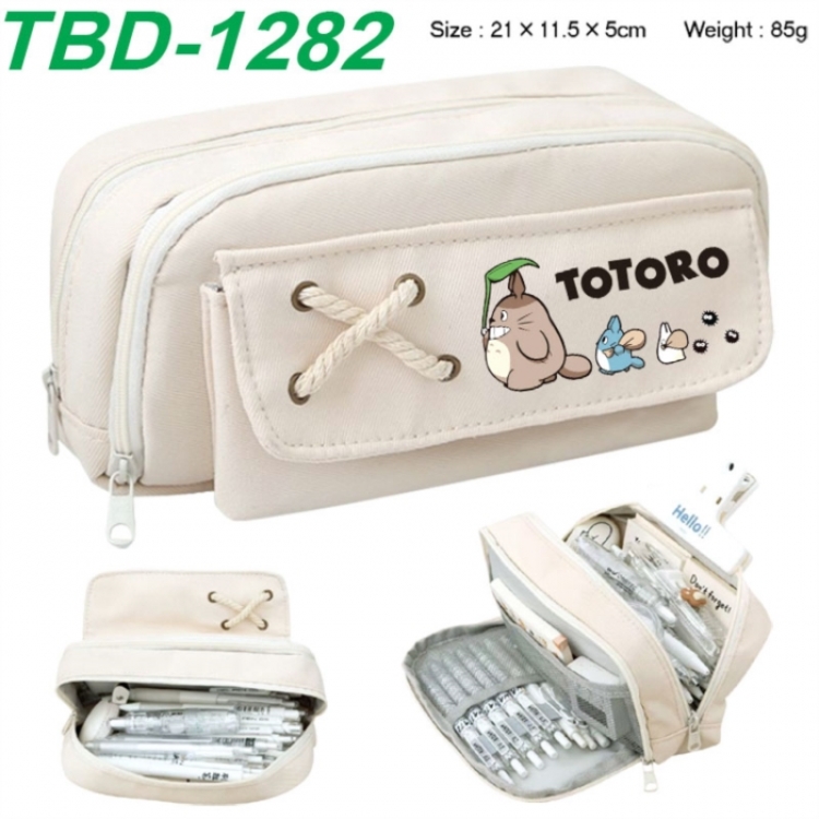 TOTORO Anime waterproof large capacity stationery box pencil case 21x11.5x5cm 85g