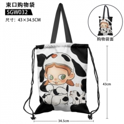 Bubble Mart Cartoon drawstring...