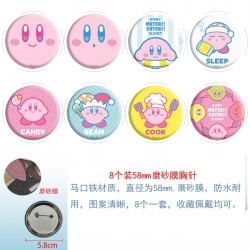 Kirby  Anime round scrub film ...