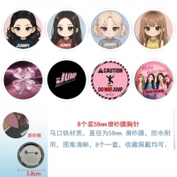 BLACK PINK Anime Round cloth f...