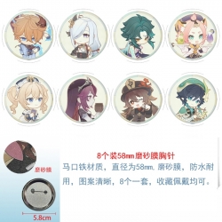 Genshin Impact Anime Round clo...