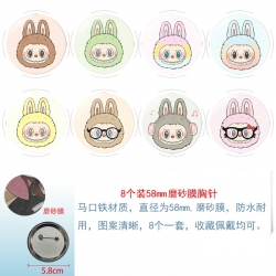 Labubu Anime round scrub film ...