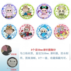 Labubu Anime round scrub film ...