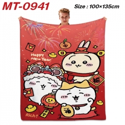 Chiikawa Anime flannel blanket...