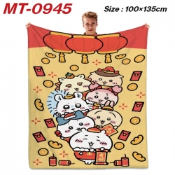 Chiikawa Anime flannel blanket...
