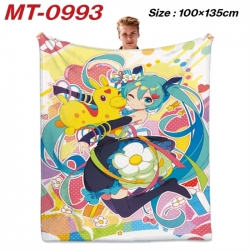 Hatsune Miku Anime flannel bla...
