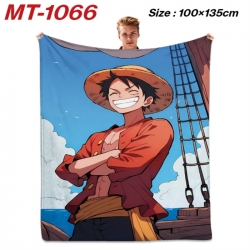 One Piece Anime flannel blanke...