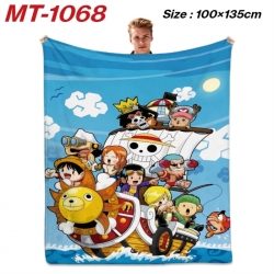 One Piece Anime flannel blanke...